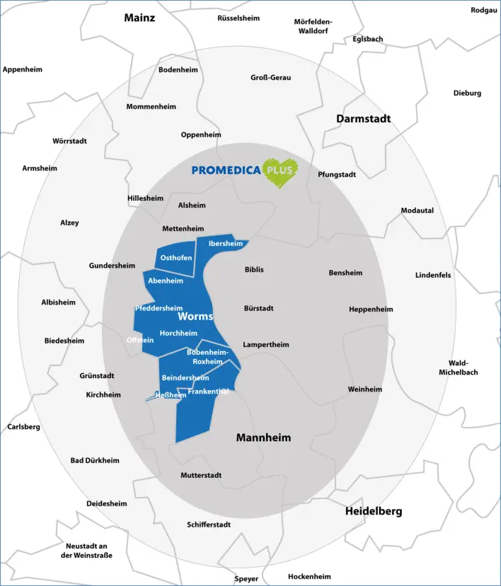 24 Std. Betreuung zu Hause -- PROMEDICA PLUS Worms